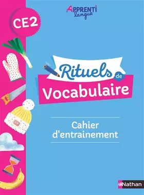 Couverture du produit · Rituels de vocabulaire - cahier d'entrainement CE2