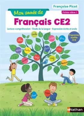 Couverture du produit · Mon année de Français CE2 - Fichier élève 1