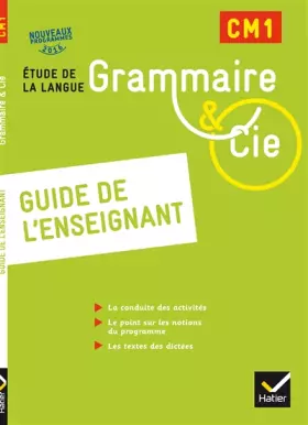 Couverture du produit · Grammaire et Cie Etude de la langue CM1 éd. 2016 - Guide de l'enseignant