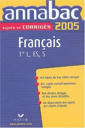 Couverture du produit · Français 1e séries générales L, ES, S