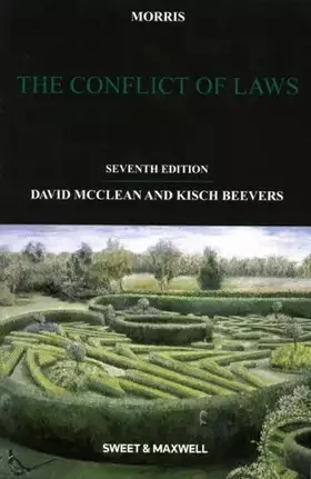 Couverture du produit · Morris the Conflict of Laws
