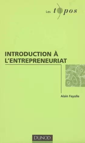 Couverture du produit · Introduction à l'entreprenariat