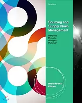 Couverture du produit · Sourcing and Supply Chain Management