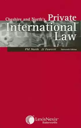 Couverture du produit · Cheshire and North's Private International Law