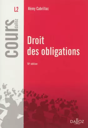 Couverture du produit · Droit des obligations - 10e éd.: Cours