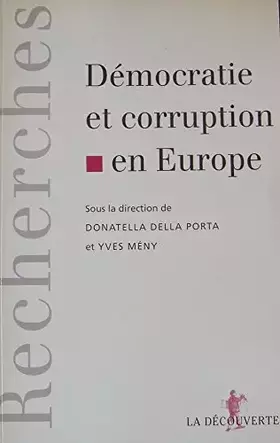 Couverture du produit · Démocratie et corruption en Europe