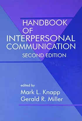 Couverture du produit · Handbook of Interpersonal Communication