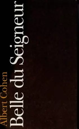 Couverture du produit · Belle du Seigneur, coffret