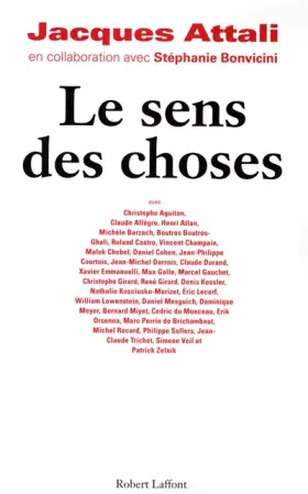 Couverture du produit · Le sens des choses