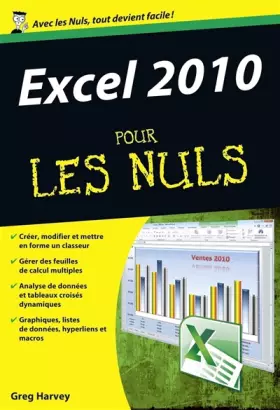 Couverture du produit · Excel 2010 pour les Nuls poche