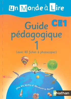 Couverture du produit · Un Monde à Lire CE1