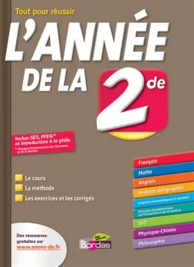 Couverture du produit · L'Année de la 2nde - Toutes les matières