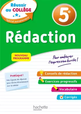 Couverture du produit · Réussir au collège - Rédaction 5e