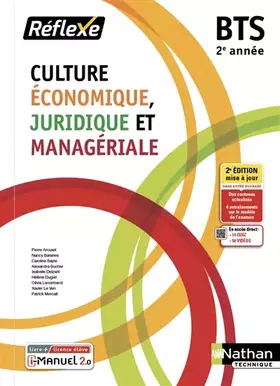 Couverture du produit · Culture économique juridique et managériale - BTS 2 (CEJM) Livre + licence élève - 2022