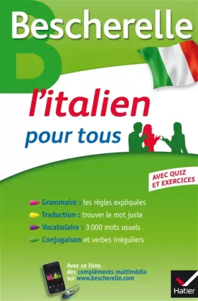 Couverture du produit · Bescherelle L'italien pour tous: Grammaire, Vocabulaire, Conjugaison...