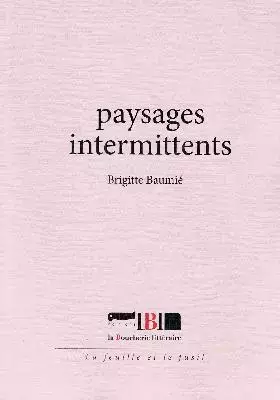 Couverture du produit · Paysages intermittents