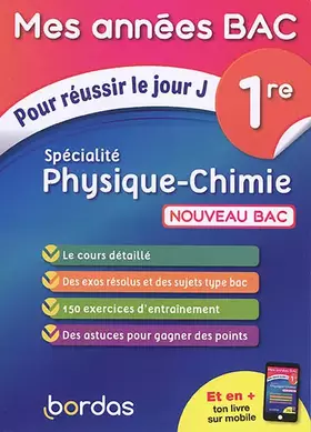 Couverture du produit · Mes années Bac - Physique-Chimie 1re
