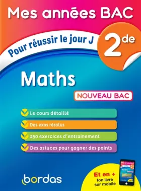 Couverture du produit · Mes années BAC - Maths 2de