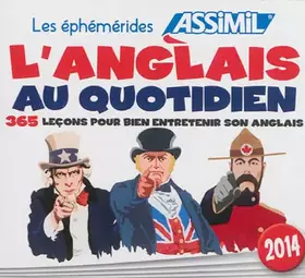 Couverture du produit · L'ANGLAIS AU QUOTIDIEN 365 leçons pour bien entretenir son Anglais (Ephéméride)
