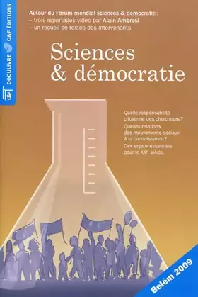 Couverture du produit · Sciences & démocratie