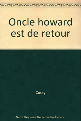 Couverture du produit · Jonathan, Tome 10 : Oncle Howard est de retour