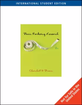 Couverture du produit · Basic Marketing Research