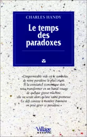 Couverture du produit · Le Temps des Paradoxes