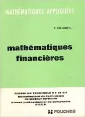 Couverture du produit · Mathématiques financières