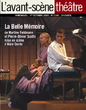 Couverture du produit · L'Avant-Scene Theatre n°1145  La belle memoire