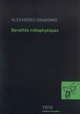 Couverture du produit · Banalités métaphysiques