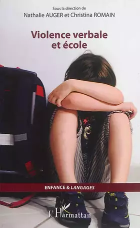 Couverture du produit · Violence verbale et école