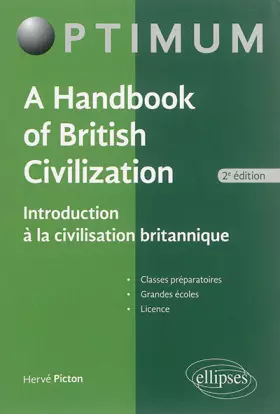 Couverture du produit · A Handbook of British Civilization Introduction à la Civilisation Britannique