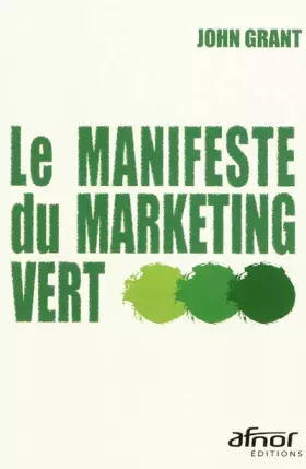 Couverture du produit · Le manifeste du marketing vert