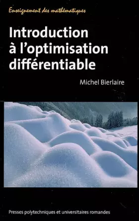 Couverture du produit · Introduction à l'optimisation différentiable