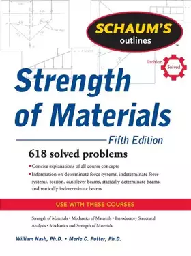 Couverture du produit · Schaum's Outline of Strength of Materials, Fifth Edition (Schaum's Outline Series)