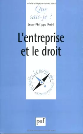 Couverture du produit · L'Entreprise et le Droit