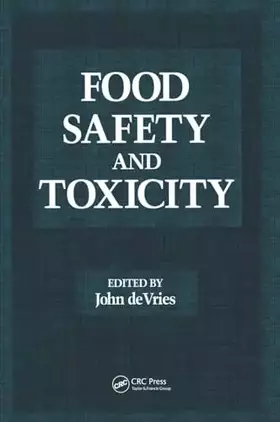 Couverture du produit · Food Safety and Toxicity
