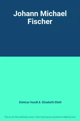 Couverture du produit · Johann Michael Fischer