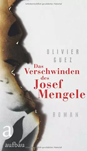 Couverture du produit · Das Verschwinden des Josef Mengele