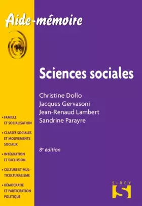Couverture du produit · Sciences sociales