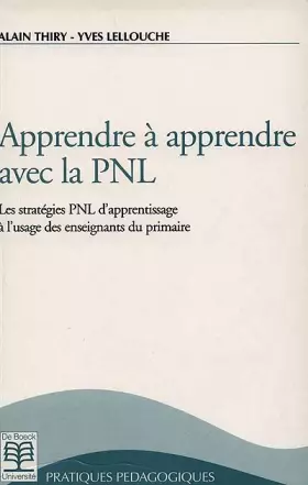 Couverture du produit · Apprendre à apprendre avec la PNL