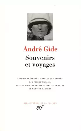 Couverture du produit · Gide : Souvenirs et voyages
