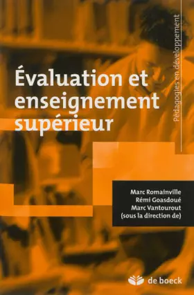 Couverture du produit · Évaluation et enseignement supérieur (2013)