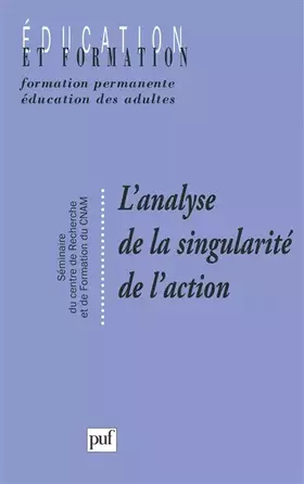 Couverture du produit · L' Analyse de la singularité de l'action