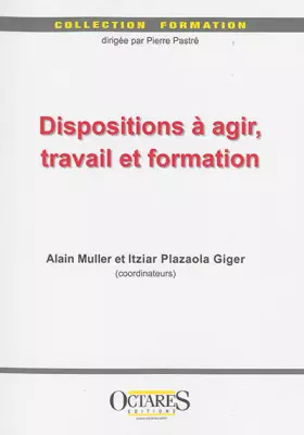 Couverture du produit · Dispositions à agir, travail et formation