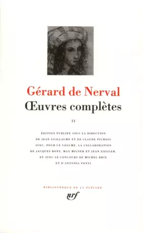 Couverture du produit · Nerval : Oeuvres complètes, tome 2
