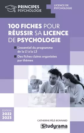 Couverture du produit · 100 fiches pour réussir sa licence de psychologie