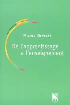 Couverture du produit · De l'apprentissage à l'enseignement