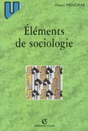 Couverture du produit · Éléments de sociologie, 5e édition