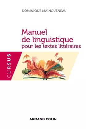 Couverture du produit · Manuel de linguistique pour les textes littéraires